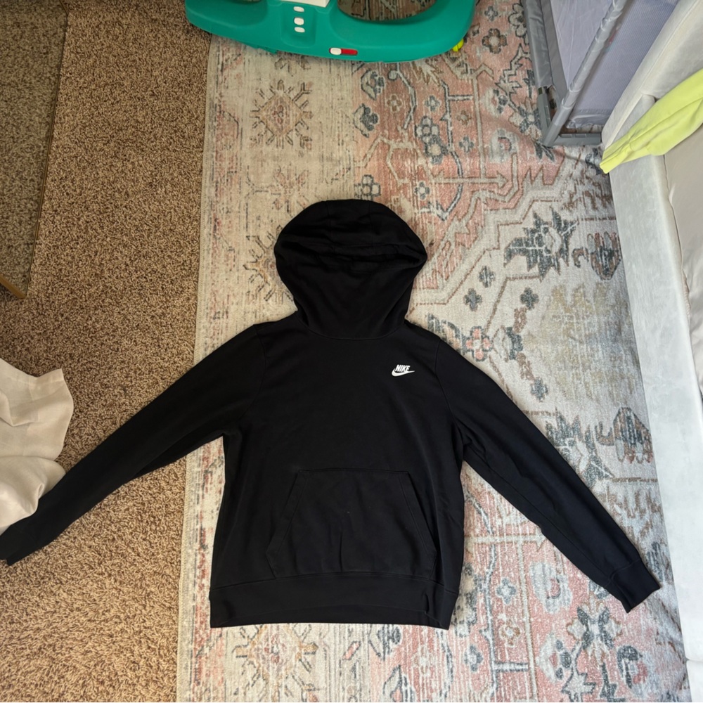 Nike Black Sweatshirt with White Logo